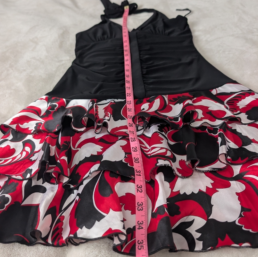 2000's Halter Ruffle Dress - Picture 11 of 11